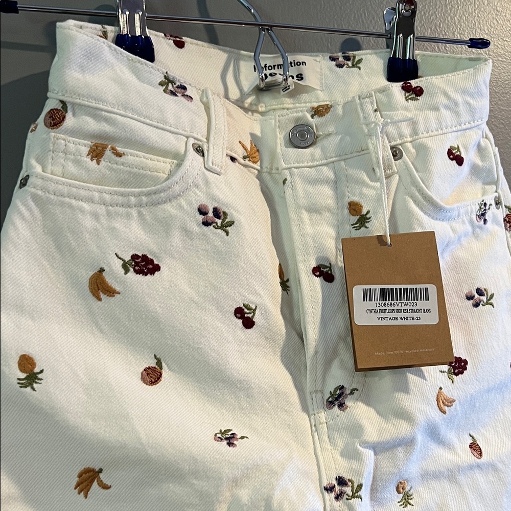 Reformation Cynthia fruitloop jeans - Picture 2 of 4